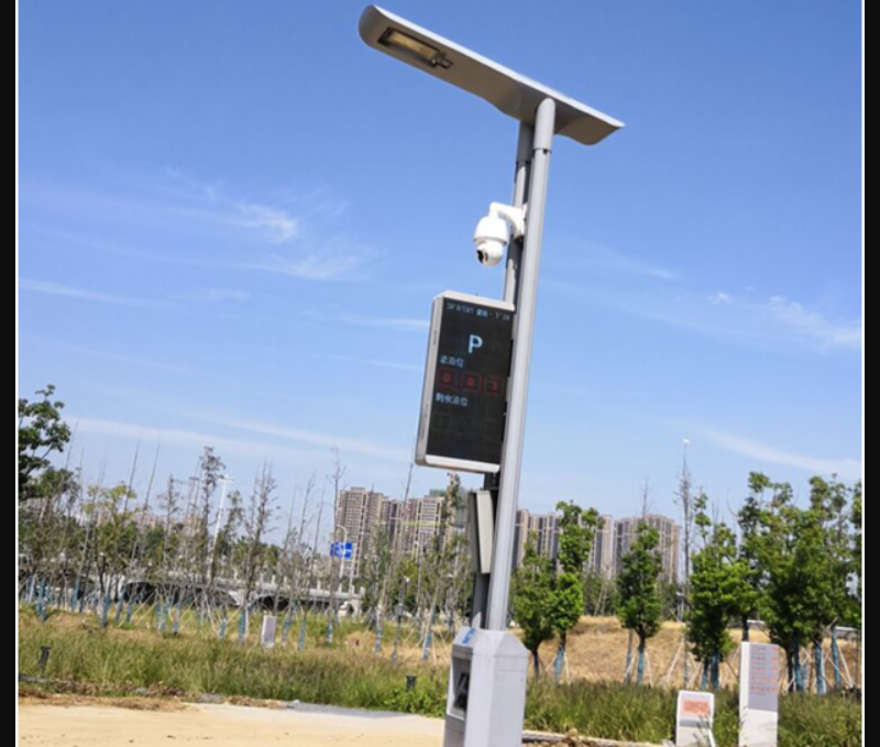 Parking IOT Smart Street Light Pole With LED Screen